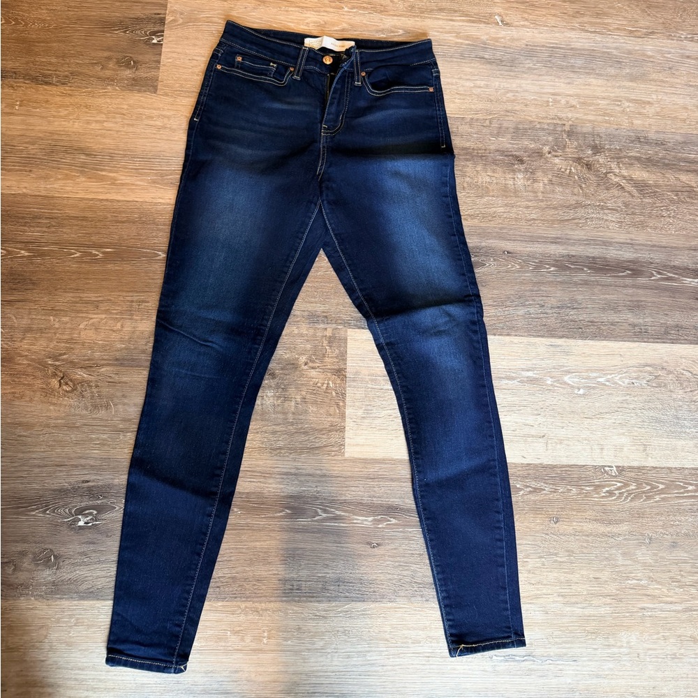 Signature by Levi Strauss Dark Blue Skinny Jeans